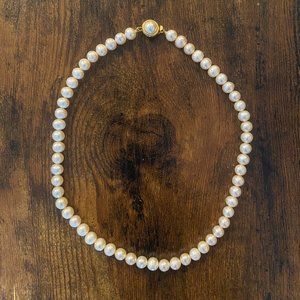 Authentic Pearl Necklace 16"